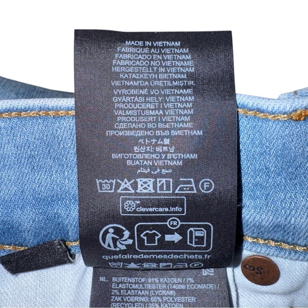 G STAR Raw 3301 Slim Light Blue Button Fly Jeans Skater Pants Size 29 X 30 - Picture 14 of 14
